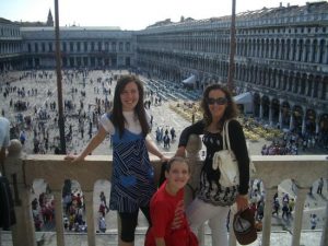 View of square from top of San Marco