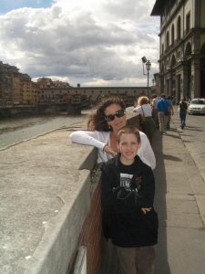 Ponte Vechio bridge, not allowed to shop here!