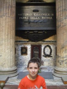 Inside Pantheon: Tomb of 1st King of Rome