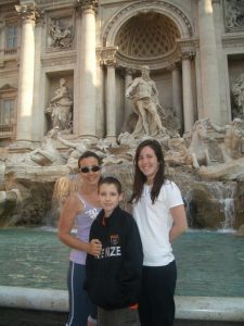 Early am at the Trevi…without all the tourists