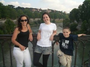 The Tevere; same river as through Florence