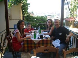 Dinner in Plaka on second night