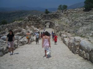 Agamemnon’s gate and walk way