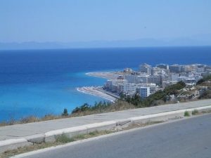 Rhodes harbour/beach