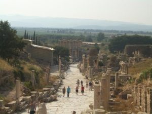 Main road in Ancient Ephesus