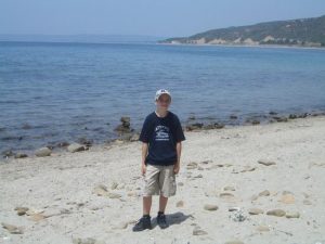 The beach where the ANZACS were supposed to land