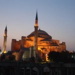 View of Aya Sophia from roof terrace