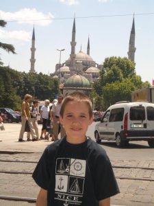 Tom and Blue Mosque