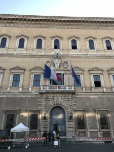 French Embassy; once Papal Palace