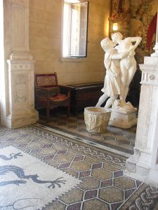 Hearst Castle:hang your coat here!