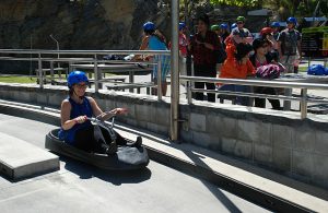 Ali on Luge