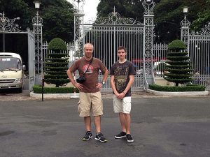 Historic front gates of Palace