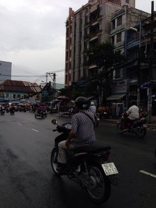 Scary cyclo ride through Chinatown