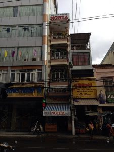 A narrow little building in Nha Trang