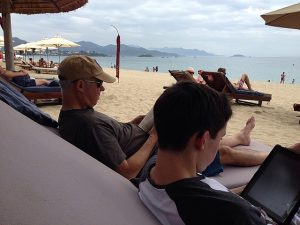 Nha Trang beach.