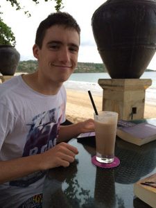 Tom’s first Happy Hour…in Bali!