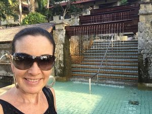 Just one of the pretty water features at the hotel