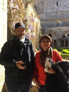 Gordon and Jude at the Cloisters.