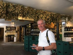 Mark in the Lewes Old Town Brewery.