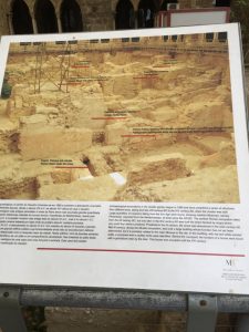 Info on the Cloisters dig.