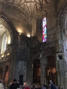 Inside St Jeronimos.