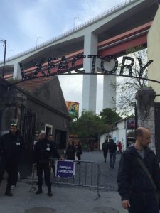 The LX Factory Entry gate.