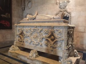 Vasco da Gama’s tomb inside St Jeronimos