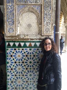 Beautiful tiles in the Alcazar.