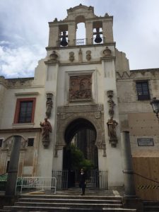 Exit door from Cathedral.