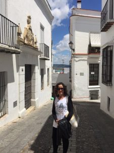 Pueblo Blanco on a cliff.