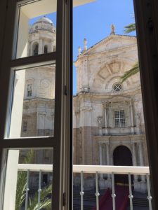 View of Cathedral from our room.