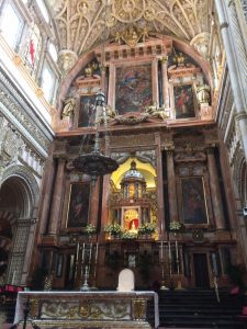 Cathedral inside Mosque.