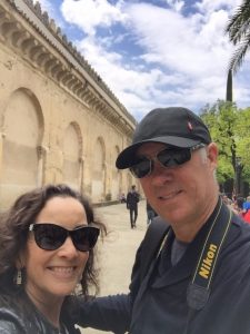 Outside the Mezquita.