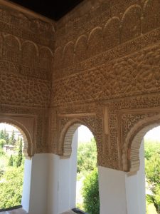 Inside the Generalife.