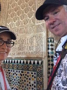 Inside one of the three Palaces of Alhambra.