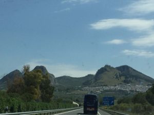 Mountains & White Towns on way to Granada.