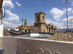 View of Cathedral next door.