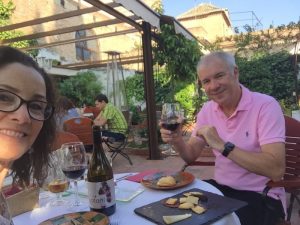 Delicious dinner with our Flamenco.