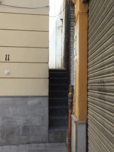 Narrowest street in Granada.