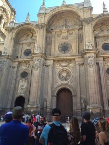 The Cathedral: on our tour.