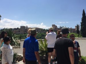 View back to Alhambra from Albayzin.