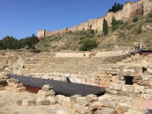 Roman Baths in Malaga.