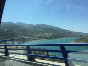 The pretty drive from Granada to Malaga.