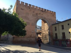 The original city gate: seen on our morning walk.