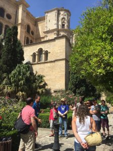 Our tour group outside Mosque/Cathedral.