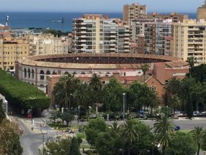 The Bullfighting ring of Malaga.