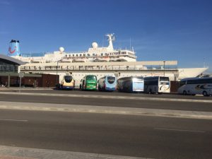 Tourists hitting Malaga.