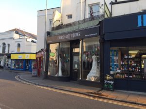 Varied shops along St James Street area.