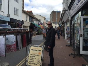 A busy shopping vibe in North Laine.