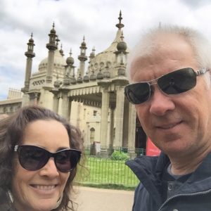 Us at the Brighton Pavilion.